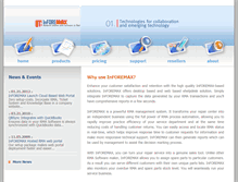 Tablet Screenshot of inforemax.com